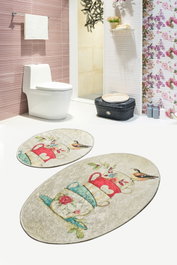 Mijölnir Juego de alfombrillas de baño Multicolor (2 piezas)